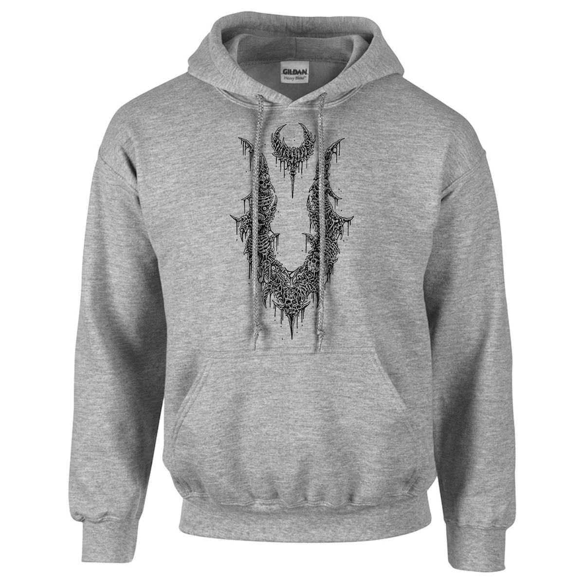 Bild von VOIDMANE 'UNDEAD V' - HOODY (grau)